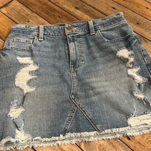 Hollister jean skirt size 5